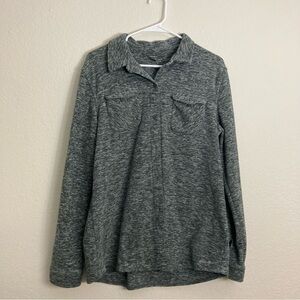 Eddie Bauer Fleece Shacket - Gray - Women's Large